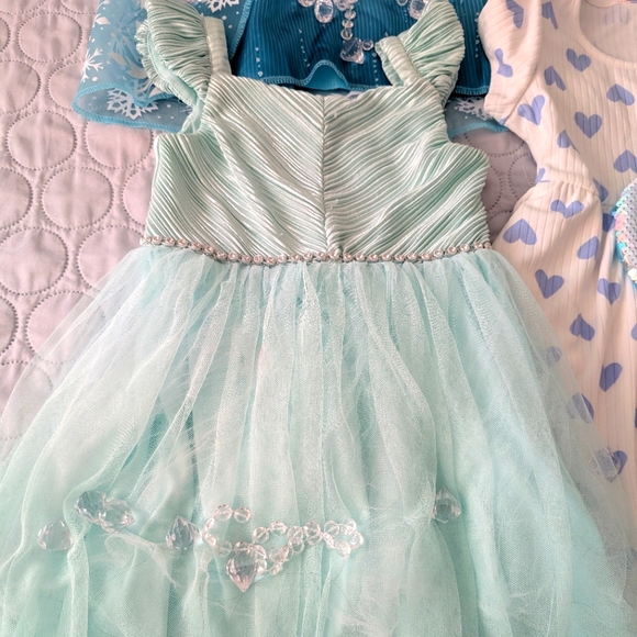 LOT of Elsa Frozen dresses and accessories 3T and 5T - Picture 11 of 15